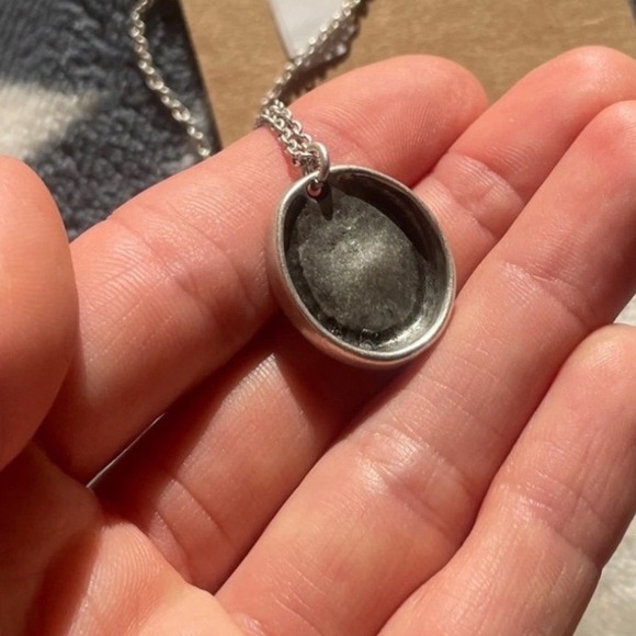 NWT Free People Choker Open Locket Boho Silver Western Necklace - Picture 3 of 4